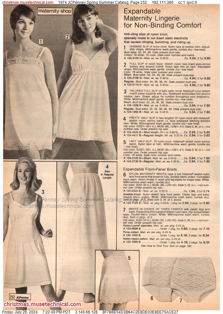 1974 JCPenney Spring Summer Catalog, Page 252