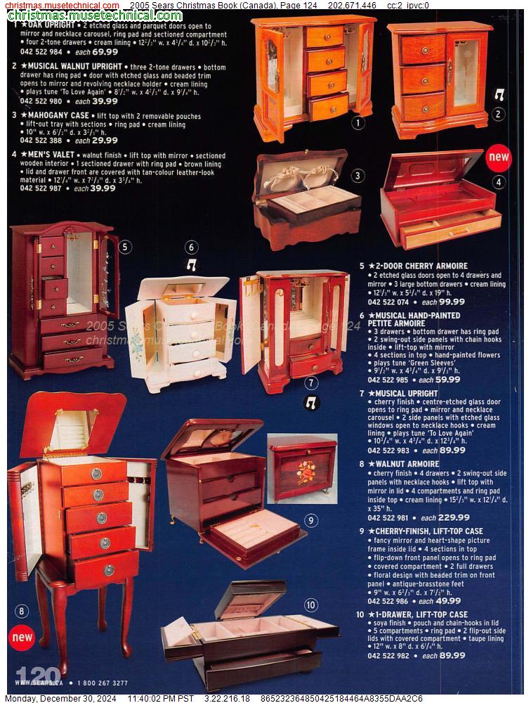 2005 Sears Christmas Book (Canada), Page 124