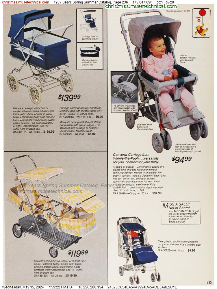 1987 Sears Spring Summer Catalog, Page 236