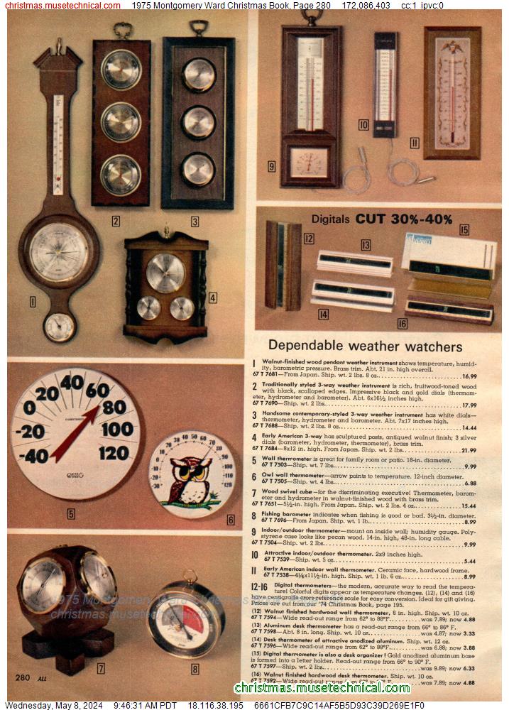 1975 Montgomery Ward Christmas Book, Page 280