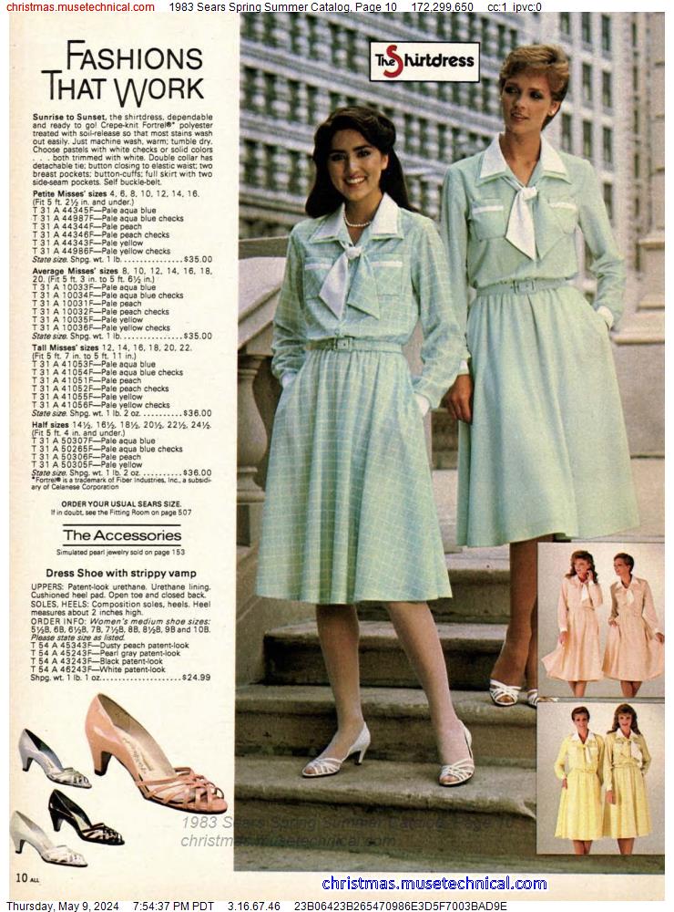 1983 Sears Spring Summer Catalog, Page 10
