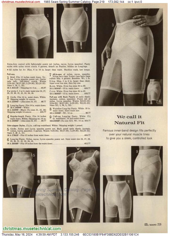 1965 Sears Spring Summer Catalog, Page 219
