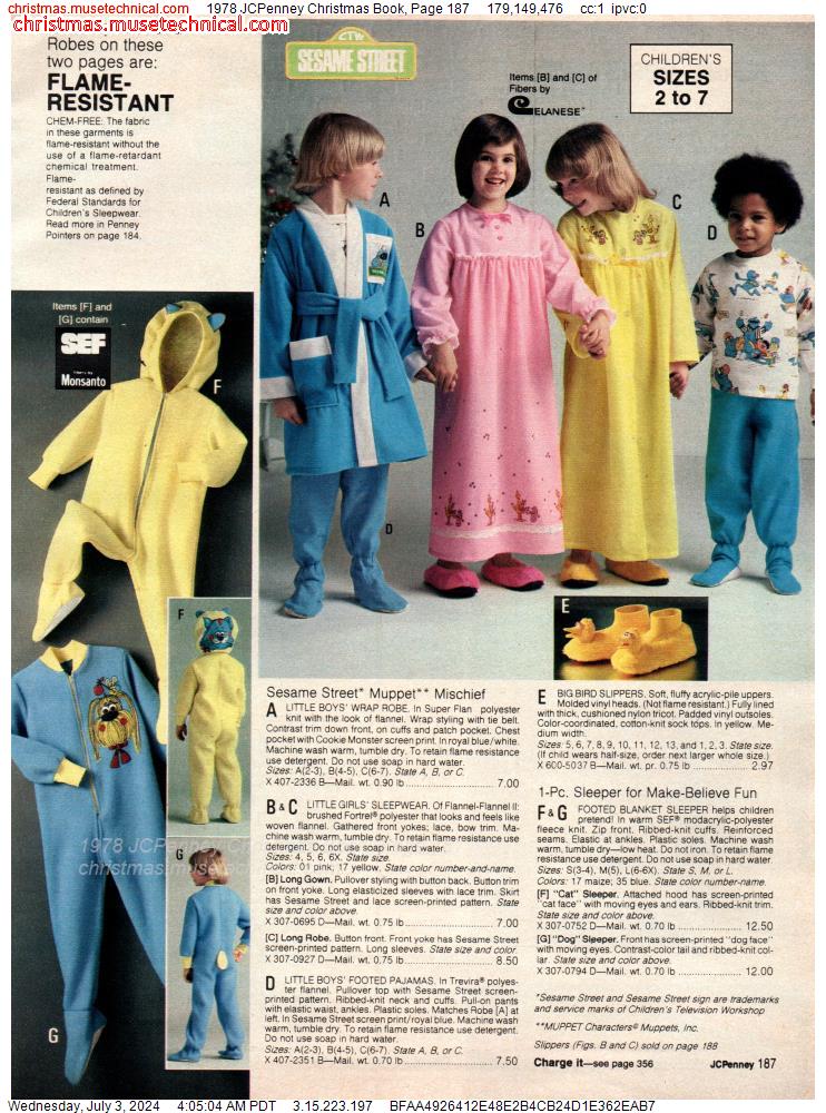 1978 JCPenney Christmas Book, Page 187