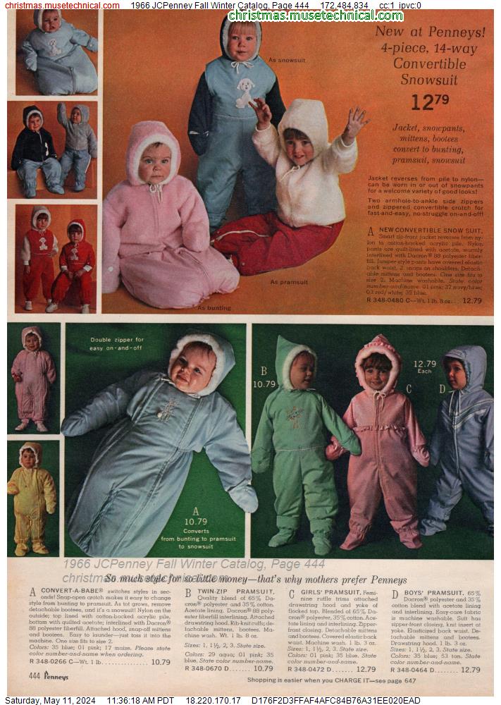 1966 JCPenney Fall Winter Catalog, Page 444