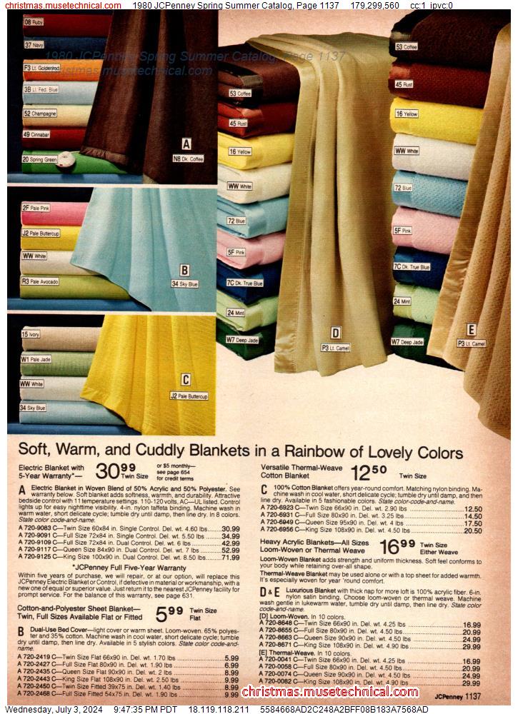 1980 JCPenney Spring Summer Catalog, Page 1137