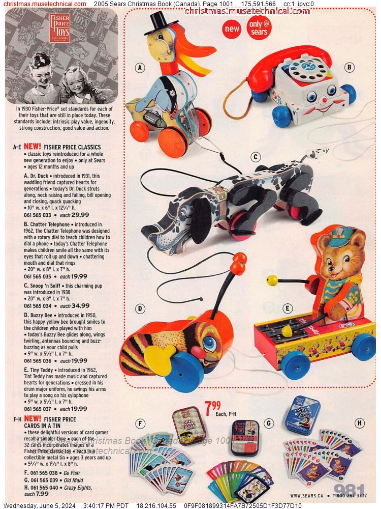 2005 Sears Christmas Book (Canada), Page 1001