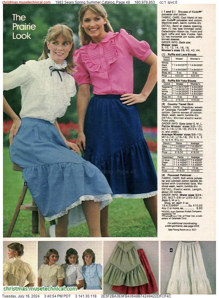 1983 Sears Spring Summer Catalog, Page 48