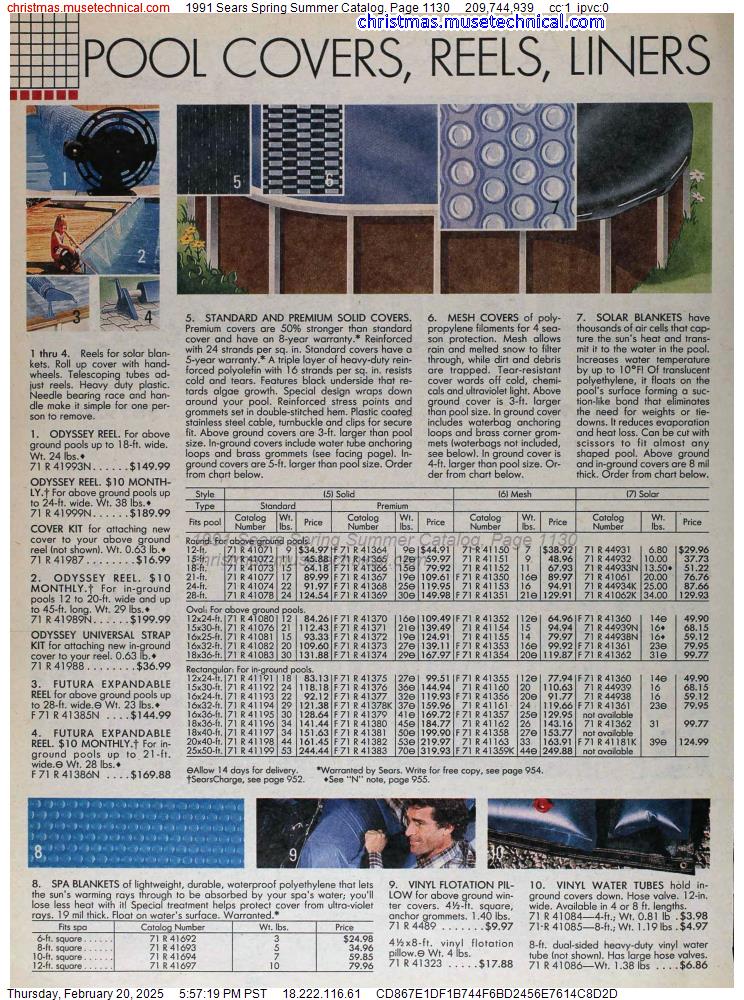 1991 Sears Spring Summer Catalog, Page 1130