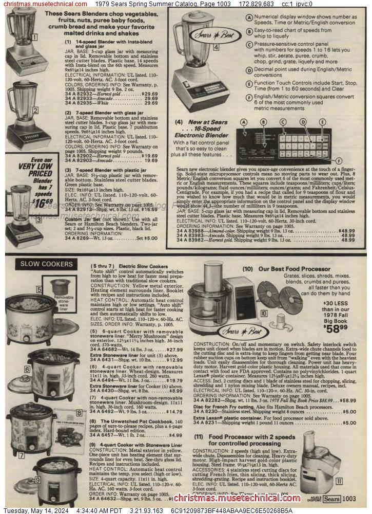 1979 Sears Spring Summer Catalog, Page 1003