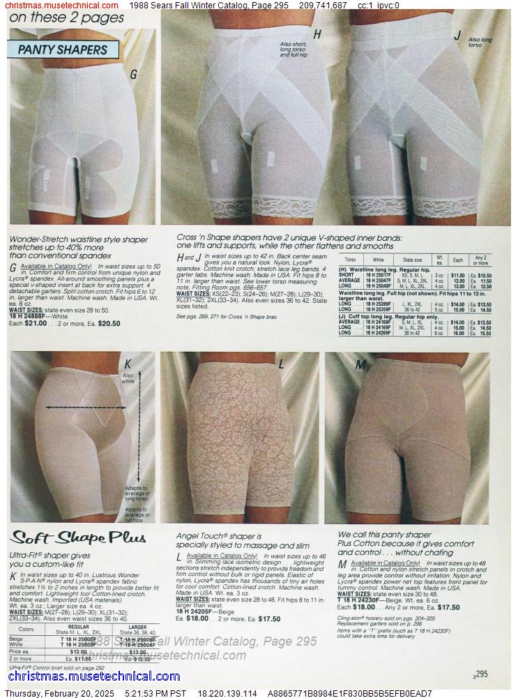 1988 Sears Fall Winter Catalog, Page 295