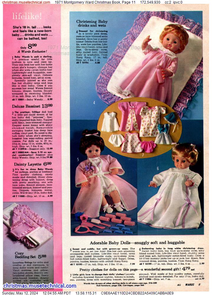 1971 Montgomery Ward Christmas Book, Page 11