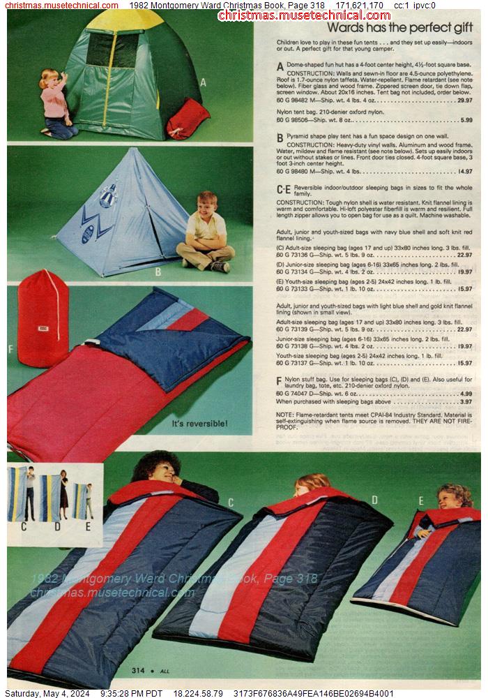 1982 Montgomery Ward Christmas Book, Page 318
