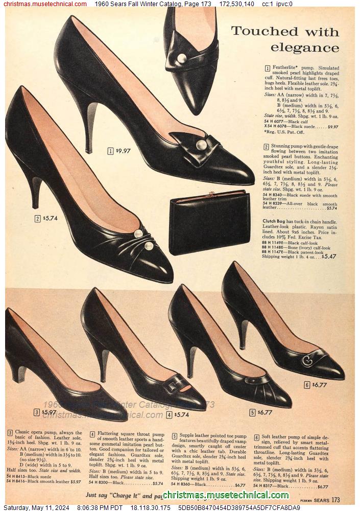 1960 Sears Fall Winter Catalog, Page 173