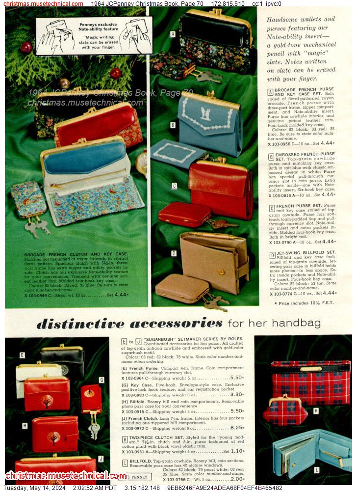 1964 JCPenney Christmas Book, Page 70