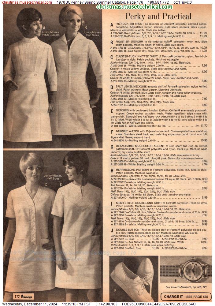 1970 JCPenney Spring Summer Catalog, Page 176