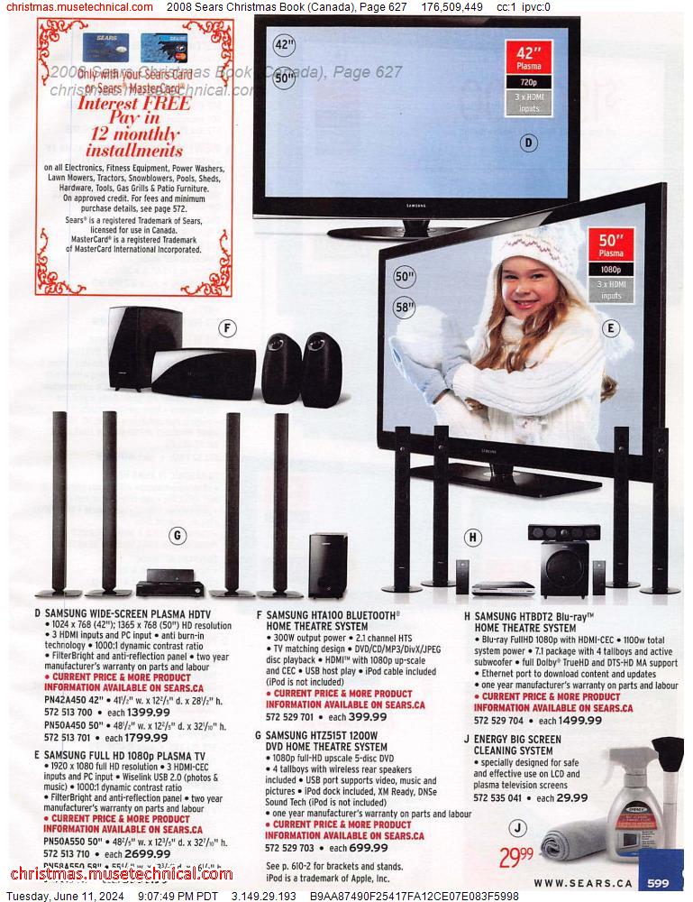 2008 Sears Christmas Book (Canada), Page 627
