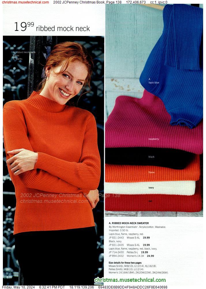 2002 JCPenney Christmas Book, Page 138