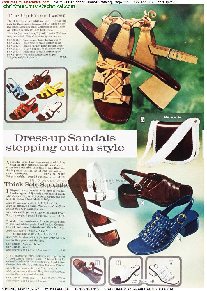 1972 Sears Spring Summer Catalog, Page 441