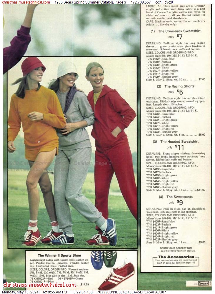 1980 Sears Spring Summer Catalog, Page 3