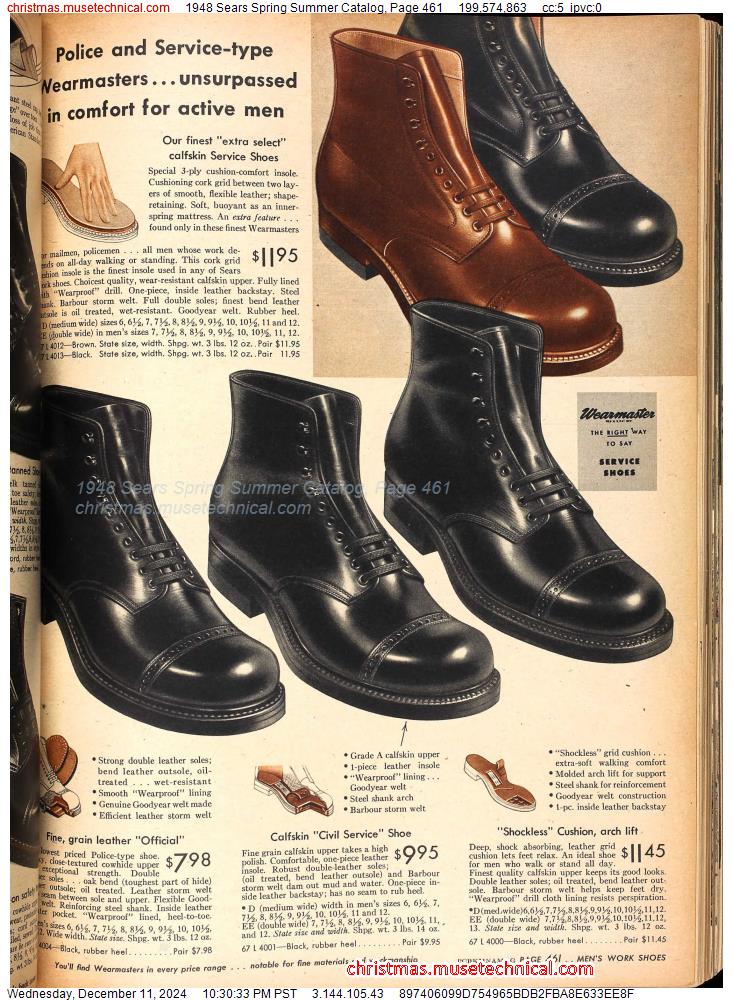 1948 Sears Spring Summer Catalog, Page 461