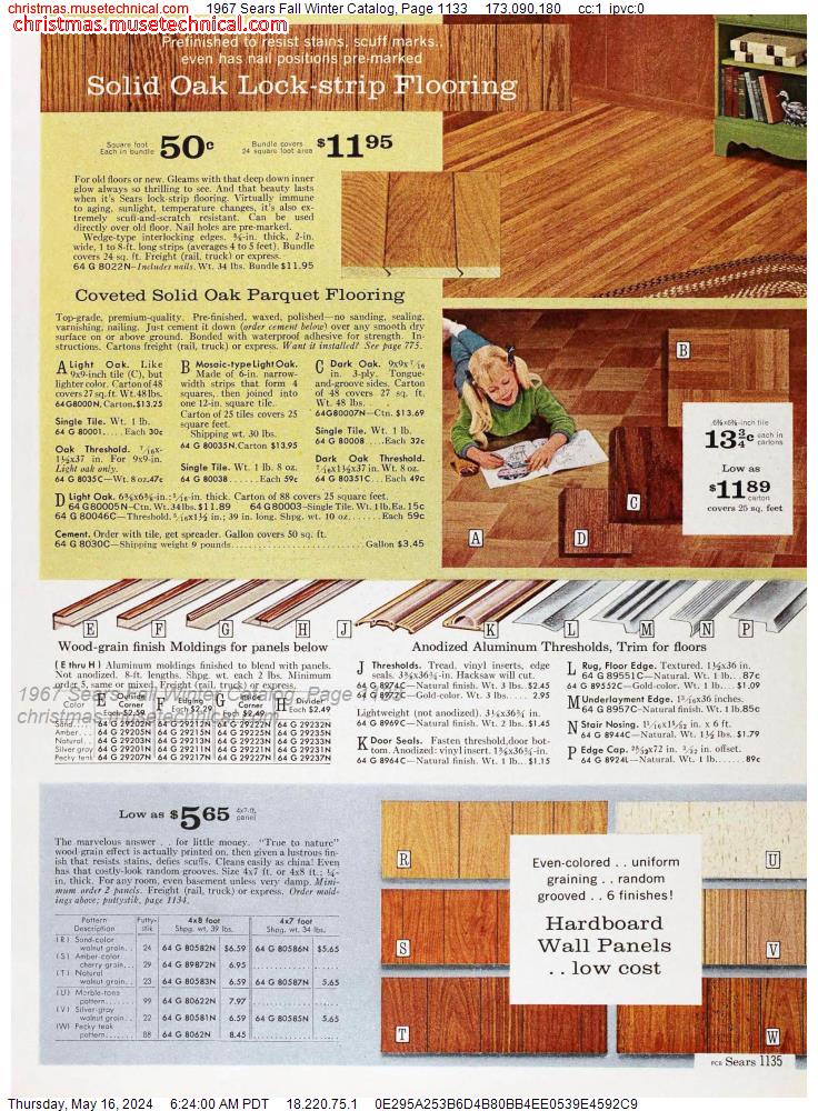 1967 Sears Fall Winter Catalog, Page 1133