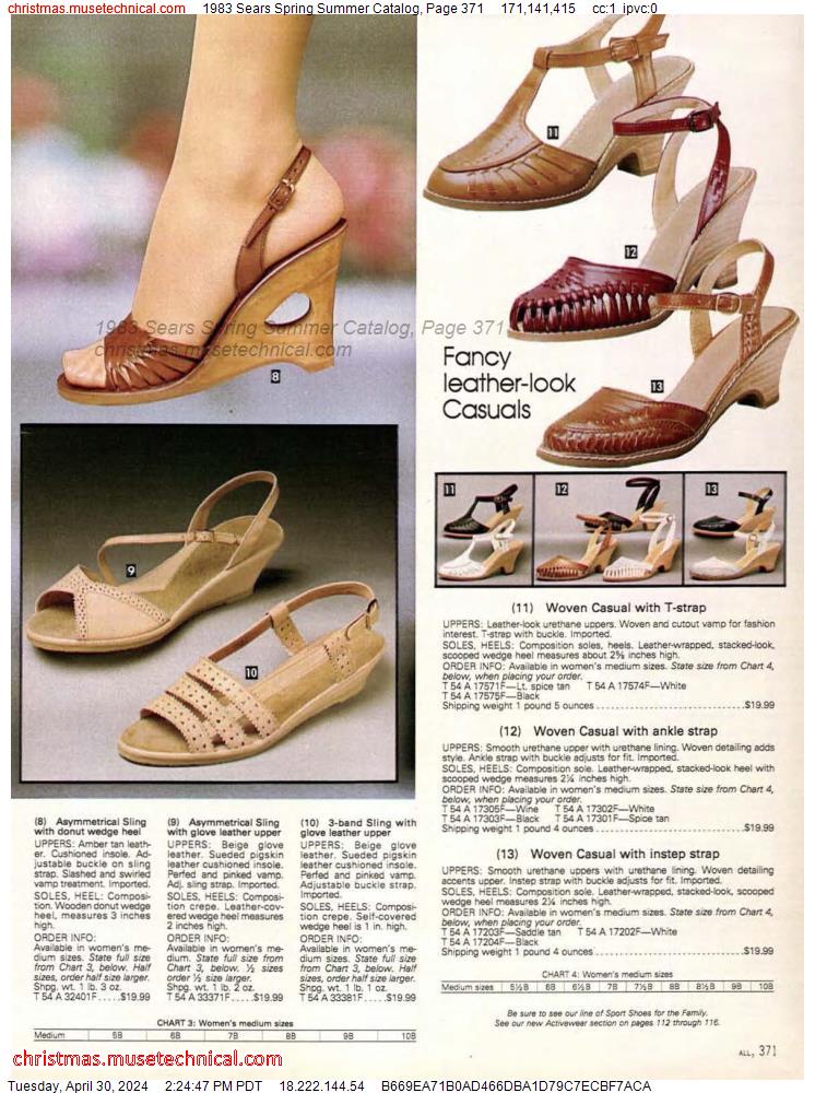 1983 Sears Spring Summer Catalog, Page 371