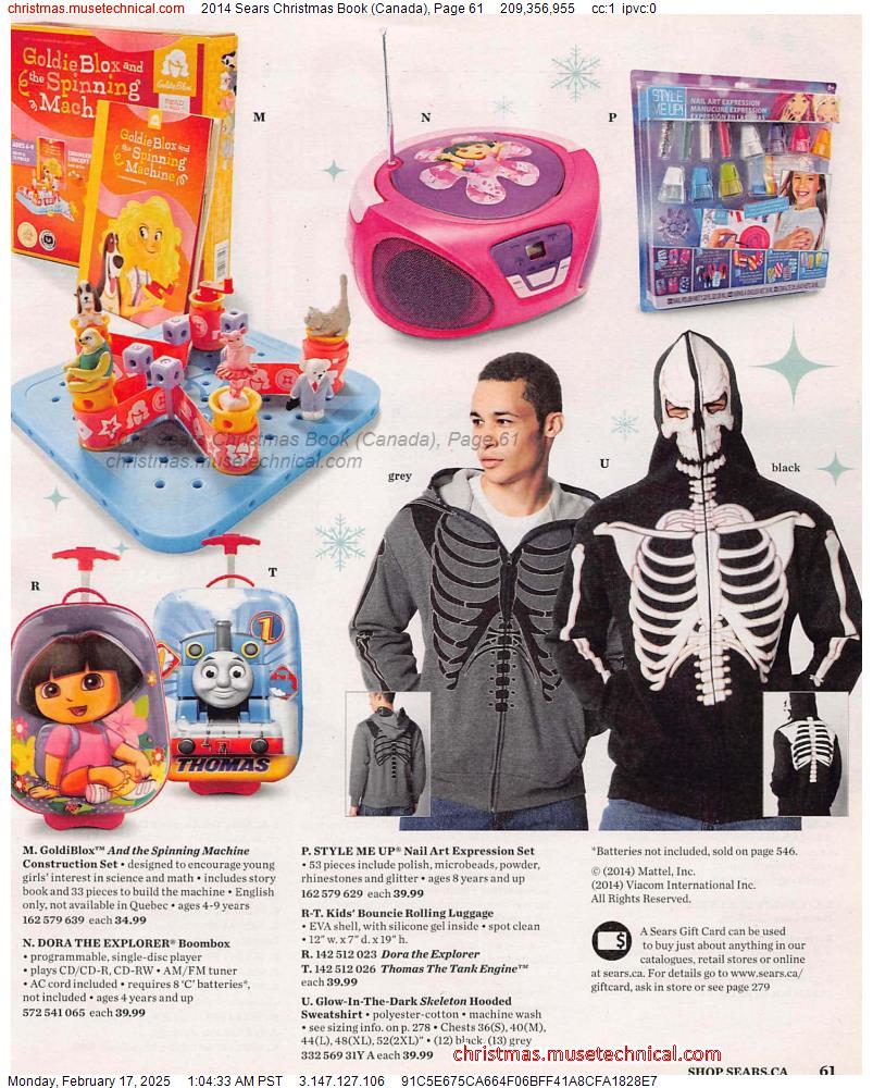 2014 Sears Christmas Book (Canada), Page 61