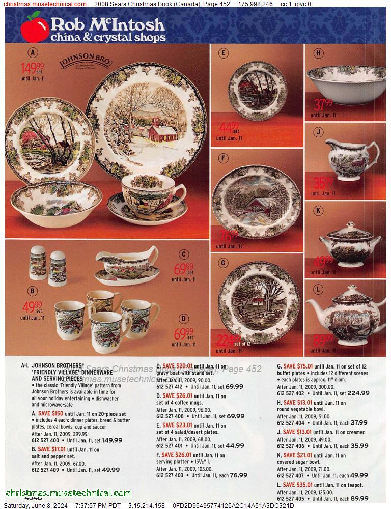 2008 Sears Christmas Book (Canada), Page 452