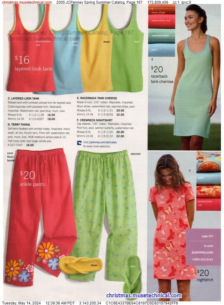 2005 JCPenney Spring Summer Catalog, Page 167