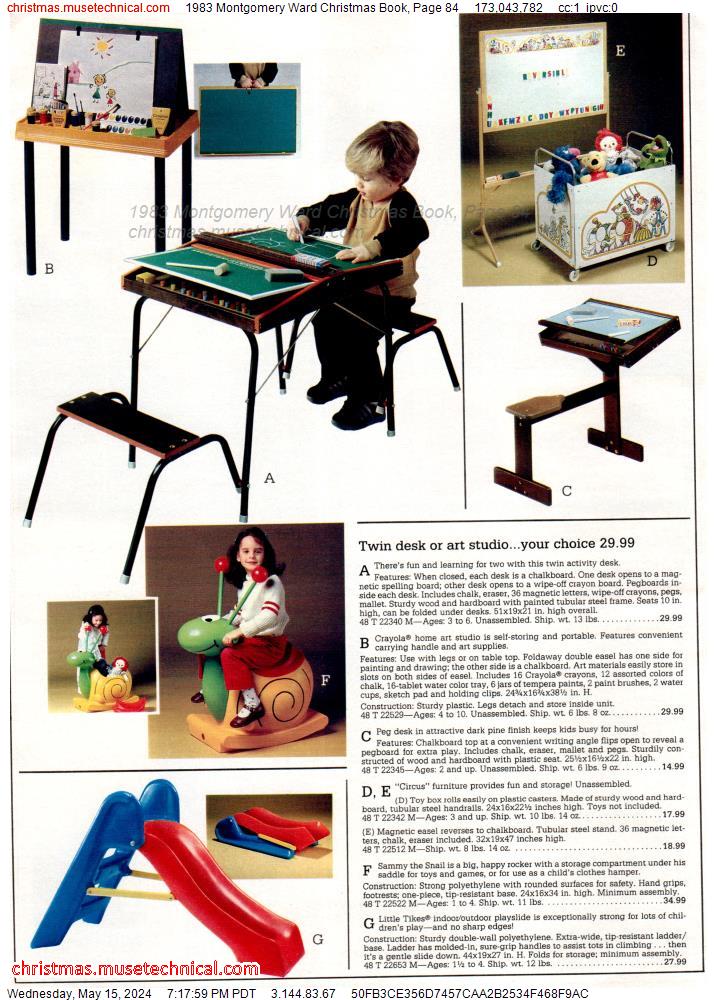 1983 Montgomery Ward Christmas Book, Page 84