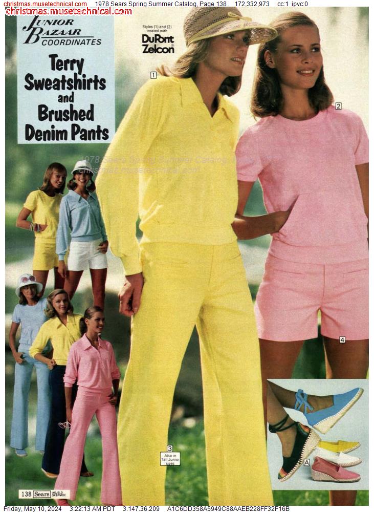 1978 Sears Spring Summer Catalog, Page 138