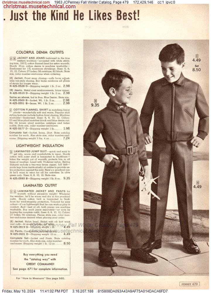 1963 JCPenney Fall Winter Catalog, Page 479
