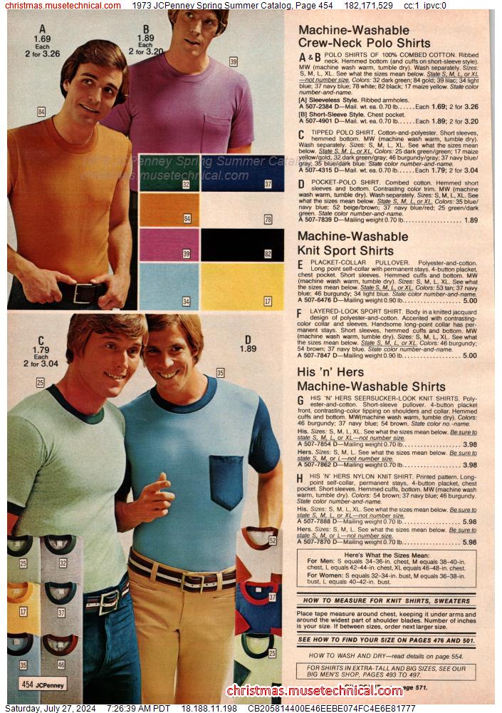 1973 JCPenney Spring Summer Catalog, Page 454