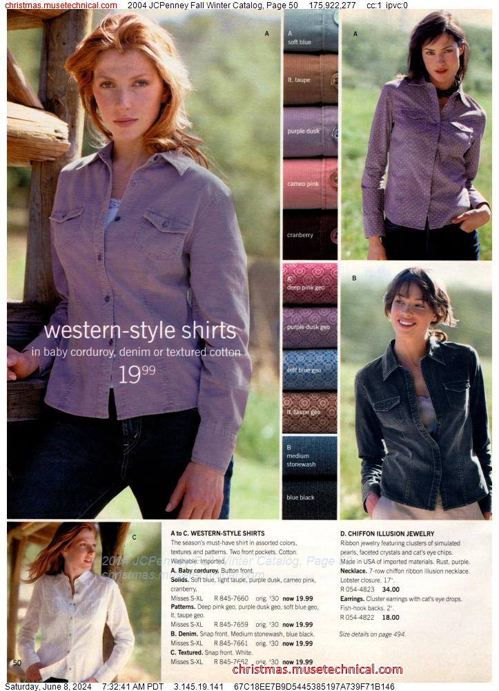 2004 JCPenney Fall Winter Catalog, Page 50