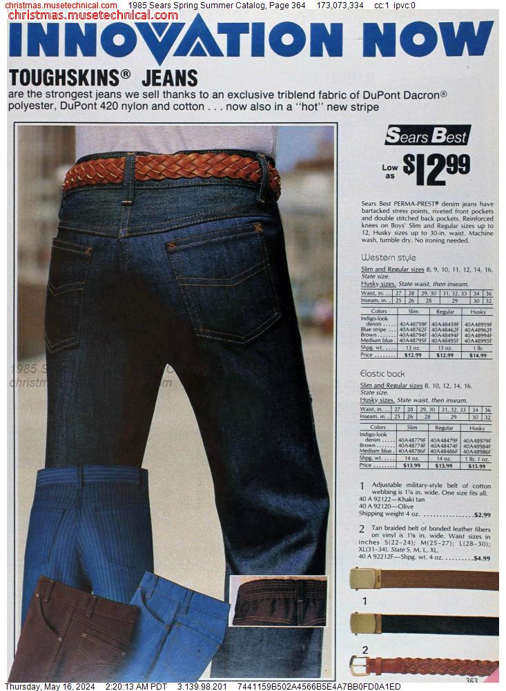 1985 Sears Spring Summer Catalog, Page 364