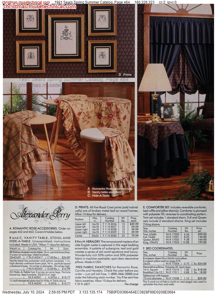 1991 Sears Spring Summer Catalog, Page 464