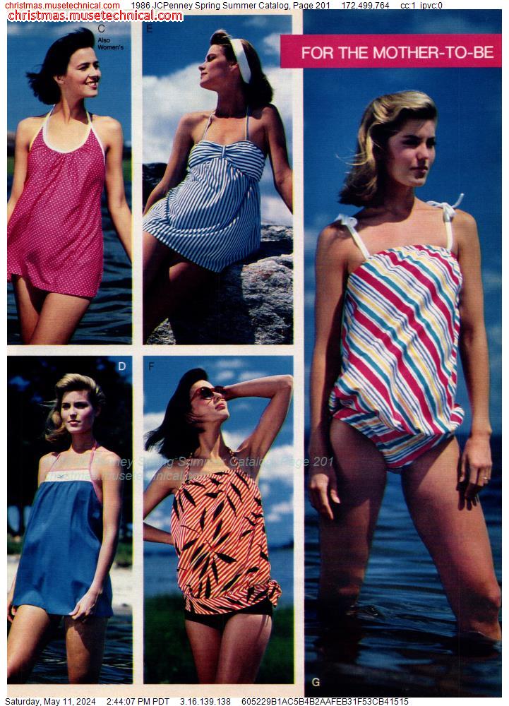 1986 JCPenney Spring Summer Catalog, Page 201
