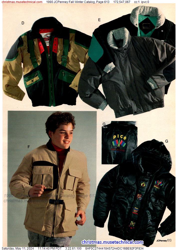 1990 JCPenney Fall Winter Catalog, Page 613