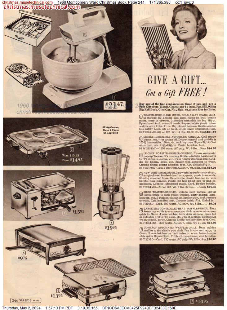 1960 Montgomery Ward Christmas Book, Page 244