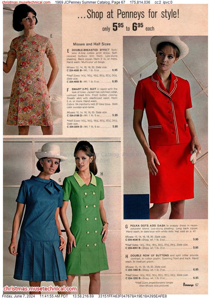 1969 JCPenney Summer Catalog, Page 67