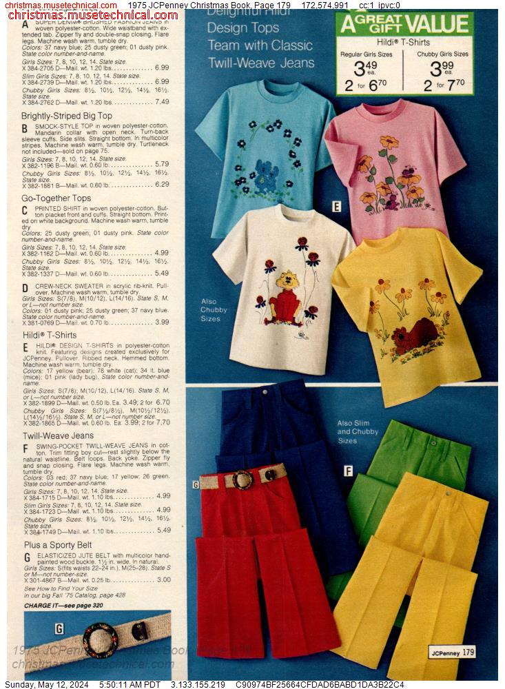 1975 JCPenney Christmas Book, Page 179