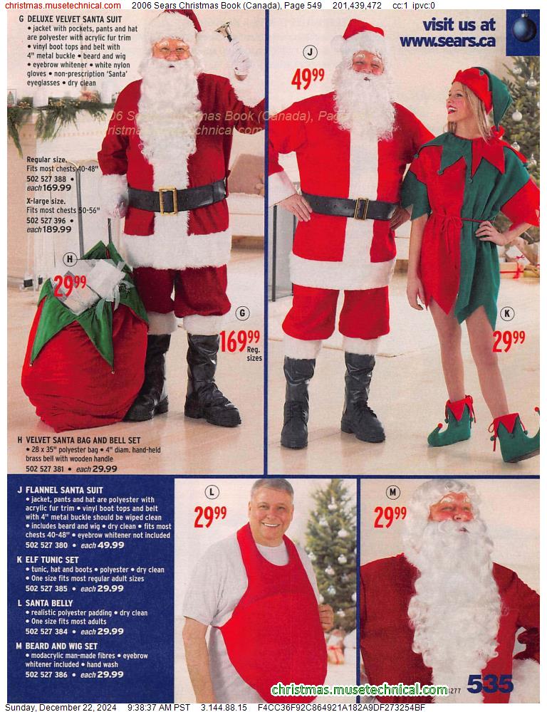 2006 Sears Christmas Book (Canada), Page 549