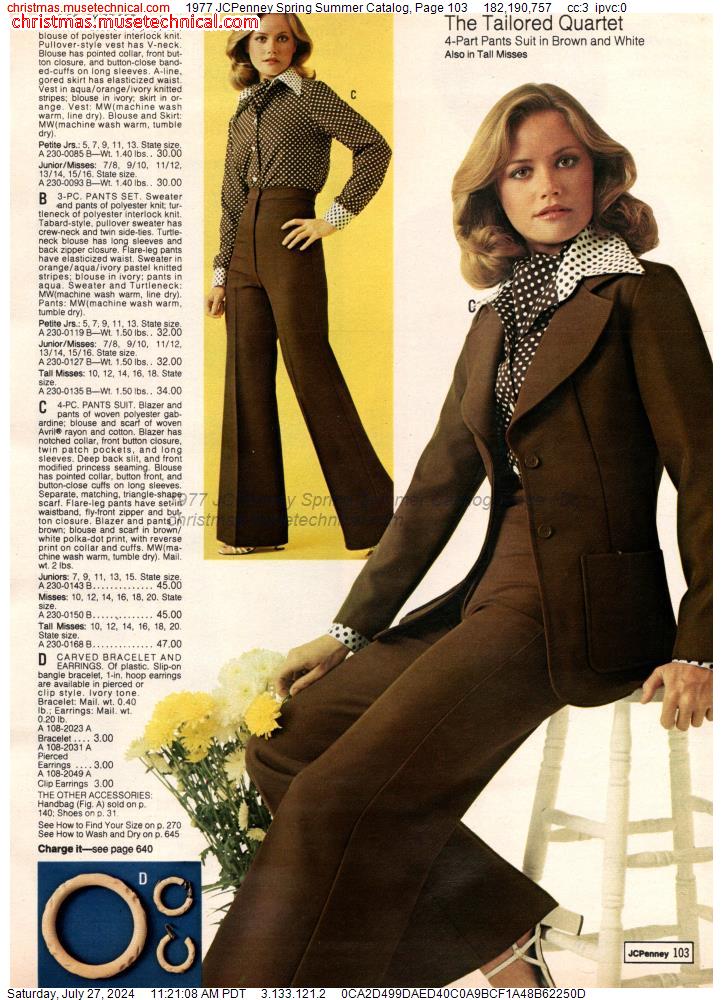 1977 JCPenney Spring Summer Catalog, Page 103
