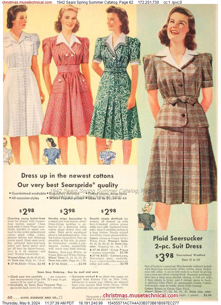 1942 Sears Spring Summer Catalog, Page 1072 - Christmas 