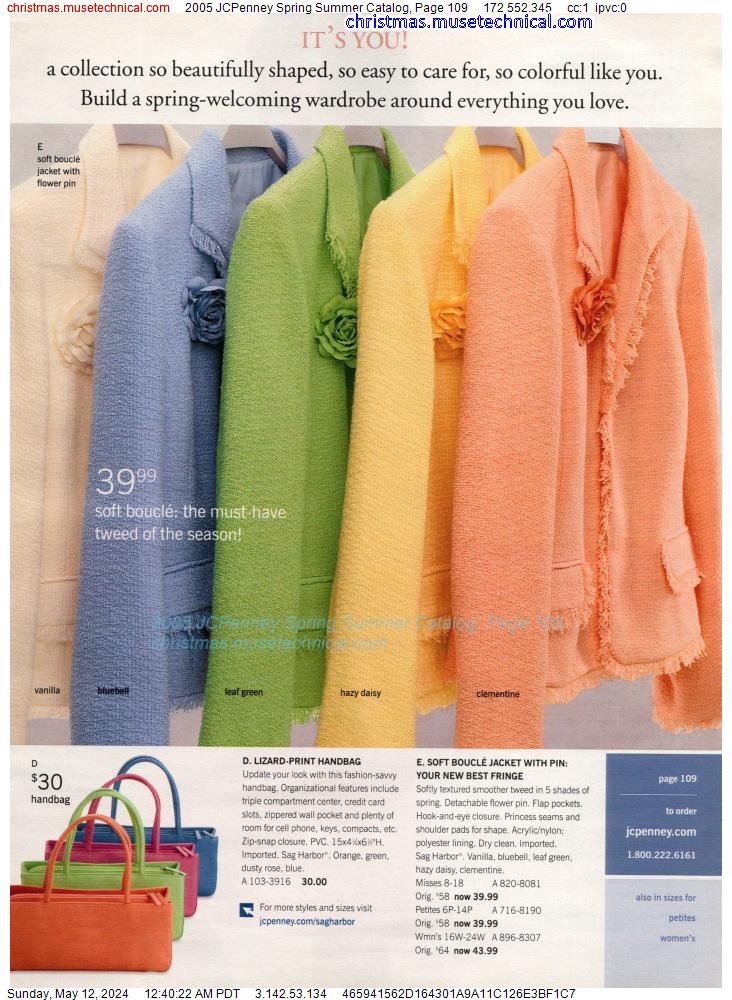 2005 JCPenney Spring Summer Catalog, Page 109