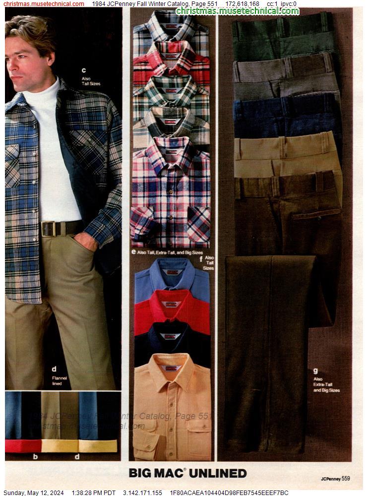 1984 JCPenney Fall Winter Catalog, Page 551
