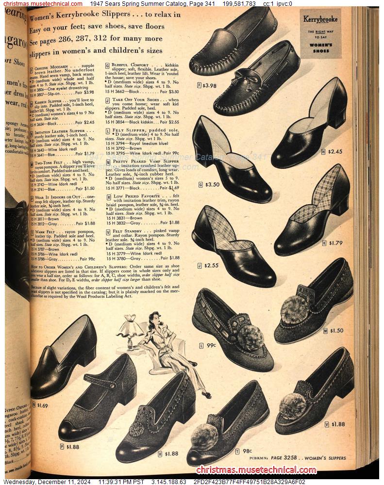 1947 Sears Spring Summer Catalog, Page 341