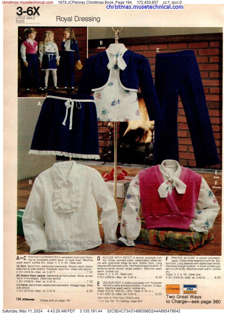 1979 JCPenney Christmas Book, Page 194