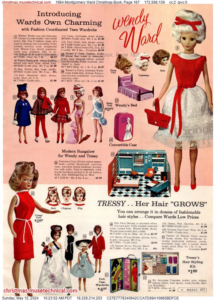 1964 Montgomery Ward Christmas Book, Page 167