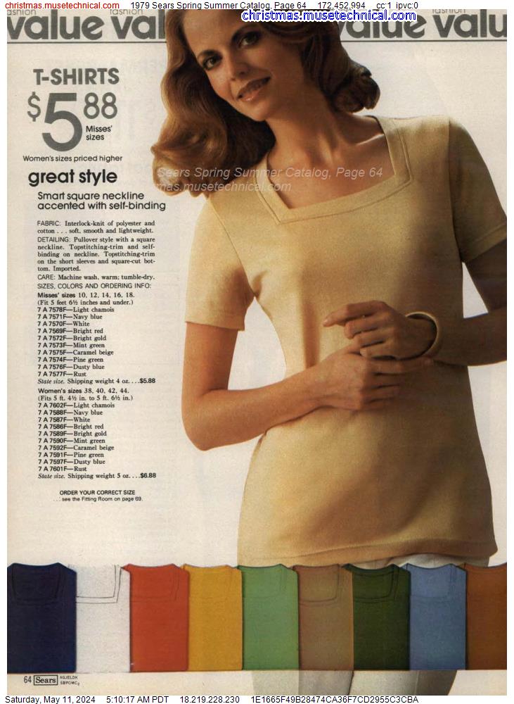 1979 Sears Spring Summer Catalog, Page 64